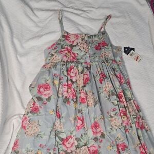 Ralph Lauren Floral Kids Dress - Pink and Blue